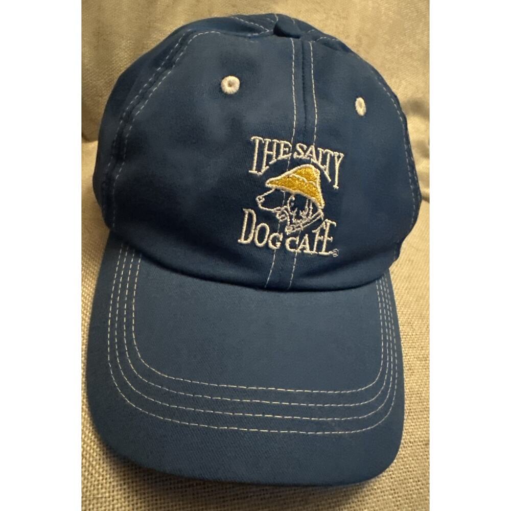 Hilton Head Island The Salty Dog Cafe Cap Hat Blue Adjustable AHEAD EXTREME FIT